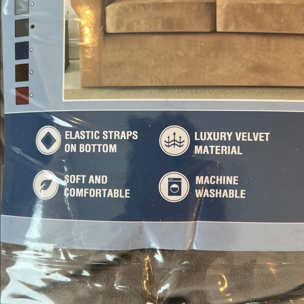 Velvet Furniture Cover for Sofa